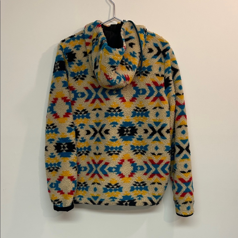 Multicolor Patterned Women's Jacket - Picture 4 of 5